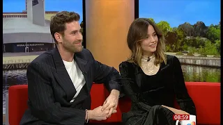 Oliver Jackson-Cohen & Jenna Coleman interview this morning (UK) 25/Jan/2024