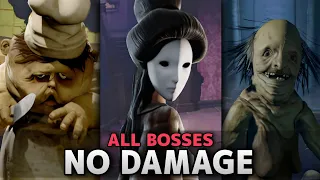 Little Nightmares - All Bosses + DLC Secret of Maw (NO DAMAGE)