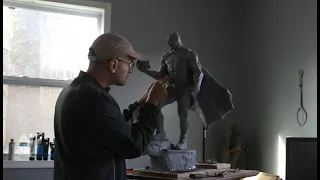 How to Sculpt Batman in Monster clay with an armature