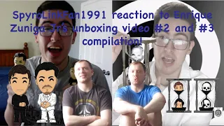 SpyroLinkFan1991 reaction to Enrique Zuniga Jr's Unboxing Video #2 and #3 Compilation