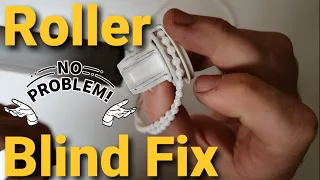 ROLLER BLIND FIX, how to fix a blackout blind ( 4K )