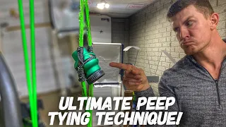 Best Way To Tie In A Peep Sight!? | Bowmar Bowhunting |