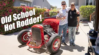 Checking Out My Grandpa's Hot Rod Collection!