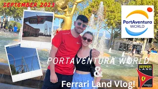 PortAventura World & Ferrari Land Vlog! Salou September 2023