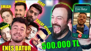 YOUTUBER'LARDAN TELEFONDA BORÇ PARA İSTEDİM ! ENES BATUR NEREDE?