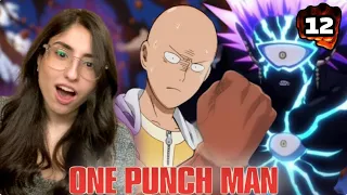 SAITAMA VS LORD BOROS ONE PUNCH MAN EP 12 REACTION | OPM (Reupload)