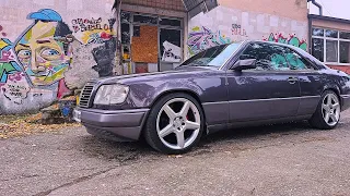 AMG 18" 8.5J ET38 5 Spoke wheels on Mercedes W124 Coupe