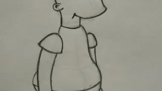 Как нарисовать Барта из Симпсонов ПОЭТАПНО!