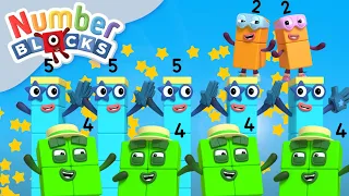 Aprende a dividir | 40 minutos de dividir! | Numberblocks en Español