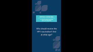 Who should receive the HPV vaccine and when?