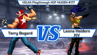 [KOF Mugen] Terry Bogard VS Leona Heidern XIV (Playthrough #177) || 1080P 60FPS