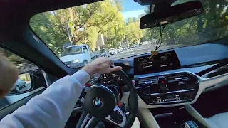 M5 F90 STAGE2 720 сил POV #bmw #m5 #m5f90 #bmwm5