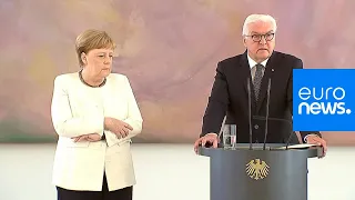 Sorge um die Gesundheit von Bundeskanzlerin Angela Merkel