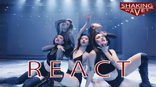 REACT " The Pussycat Dolls " choreography by D.Na [ Shaking Waves ]