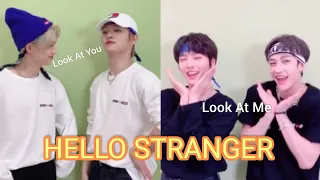 [Tik Tok] Stray Kids members's "Hello Stranger" Challenge