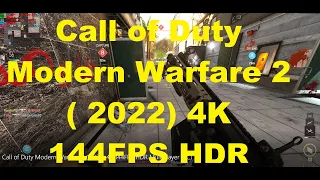 HDR Multiplayer (PC) Call Of Duty Modern Warfare 2 (2022) 4K Ultra Settings RTX