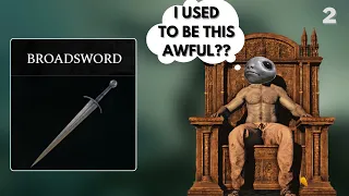 very broad sword - (beating ELDEN RING with all 308 weapons)