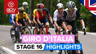 The GC Battle Finally Explodes In The Mountains! | Giro D'Italia 2023 Highlights - Stage 16