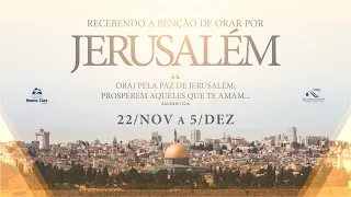 Recebendo a bênção de orar por Jerusalém