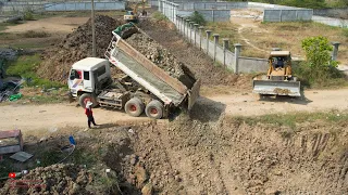 Incredible Showing New Jobs Of Komatsu Dozer Heavy Dump Trucks Updates Foundation New Road Building