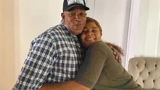 BIMBO ADEMOYE HUGS OGA BELLO IN A FATHER-DAUGHTER MOMENT