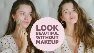 How To Look Beautiful Without Makeup | Model Tips for Summer