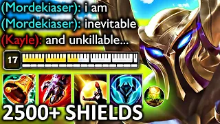 BIGGEST SHIELD MORDEKAISER (YOU CAN'T KILL HIM)