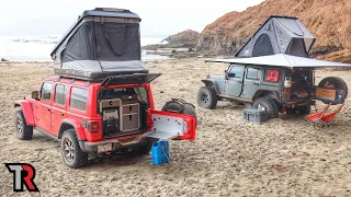 Beach Camping in Baja California, Mexico