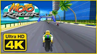 Moto Racer (1997) : Old Game PC in 4K 60FPS ( Childhood Memories )