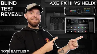 Blind Test REVEAL! Axe Fx III vs Helix! Expected Or Unexpected?