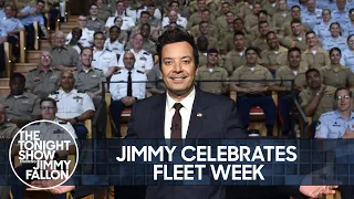 Jimmy Celebrates Fleet Week, Biden's Press Conference Jump Scare | The Tonight Show