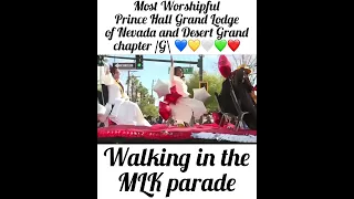 Prince Hall Masons in MLK Parade