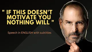 STEVE JOBS : Stanford speech (english subtitles) English speech / motivational speech #motivation