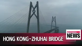 China opens world's longest sea crossing bridge connecting Hong Kong to mainland