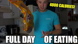 FULL DAY OF EATING AS A BODYBUILDER | 4,000 Calories