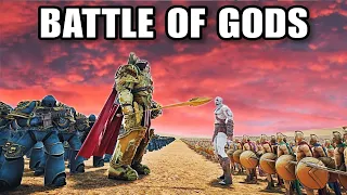 GOD EMPEROR VS KRATOS (GOD OF WAR) | Ultimate Epic Battle Simulator 2 | UEBS 2