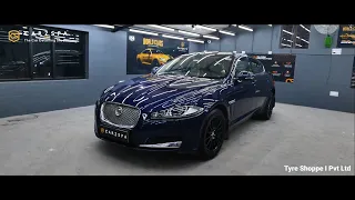 7 Year Old Jaguar Restored to it's Full Glory at CarzSpa Noida Ceramic Coating Done