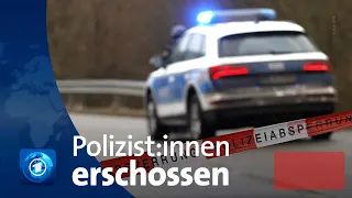 Tödliche Verkehrskontrolle in Rheinland-Pfalz: zwei Polizist:innen erschossen