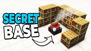 6 Geheimgänge ohne Redstone 🏰 Minecraft Secret Base