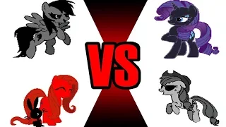 New WinMugen Coruscation - Team Dreamy Rainbow (1P) vs Team Nightmare Rarity (1P)