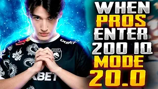 DOTA 2 - WHEN PROS ENTER 200 IQ MODE 20.0! (Smartest Plays & Next Level Moves By Pros)