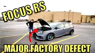 The Ford Focus RS Engine is Seriously Bad & Ford Had to Know. This one Locked Up!