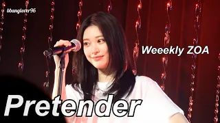 240503  [Weeekly] 위클리 Pretender(cover) | Zoa fancam