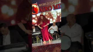 Mona Amar импровизация #baladi 1 место Профи Cairo Mirage 2024 #восточныетанцы #bellydance