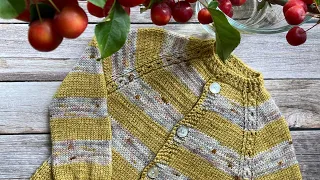 Kaffeebohnen Strickjacke - Komplette Anleitung für Kinder und Erwachsene