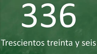 Los números del 300 al 400 en español