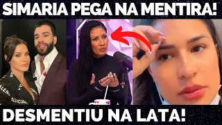 Andressa Suita pega Simaria na mentira sobre briga com Gusttavo Lima