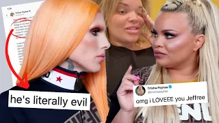 trisha paytas CALLS OUT jeffree star in LEAKED podcast... (he didn't see this coming)