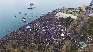 Θεσσαλονίκη 21/1/2018: Πλάνα από το Συλλαλητήριο για το Μακεδονικό