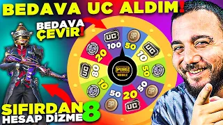 UC ÇARKI GELDİ SAKIN KAÇIRMA! PARA YATIRMADAN YENİ HESABIMI FULLÜYORUZ! PUBG Mobile Sıfırdan Serisi